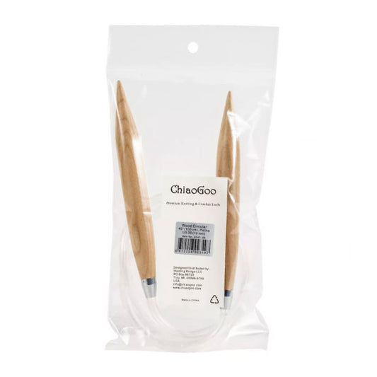 AGUJAS CIRCULARES ChiaoGoo Bambú
