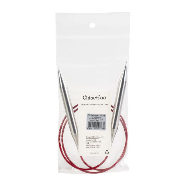 AGUJAS CIRCULARES ChiaoGoo Red Lace