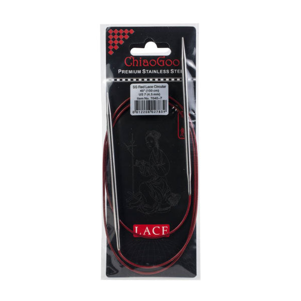 AGUJAS CIRCULARES ChiaoGoo Red Lace