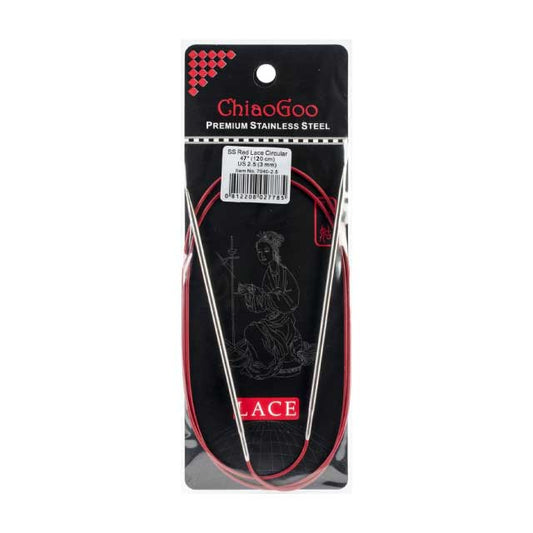 AGUJAS CIRCULARES ChiaoGoo Red Lace