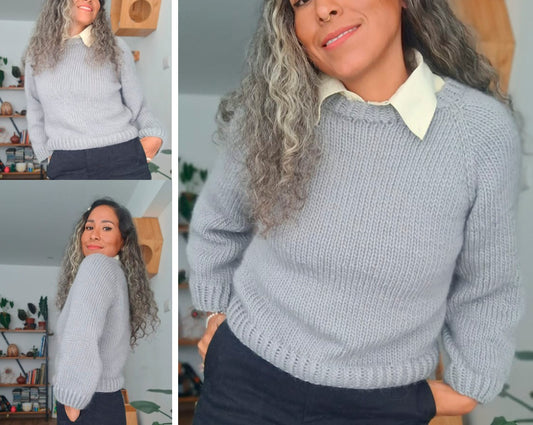 PATRÓN DE TEJIDO: "Mi Primera Chompa"