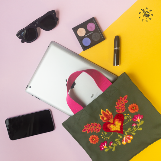 KIT DE BORDADO "Sunquchallay" - Bordado ayacuchano