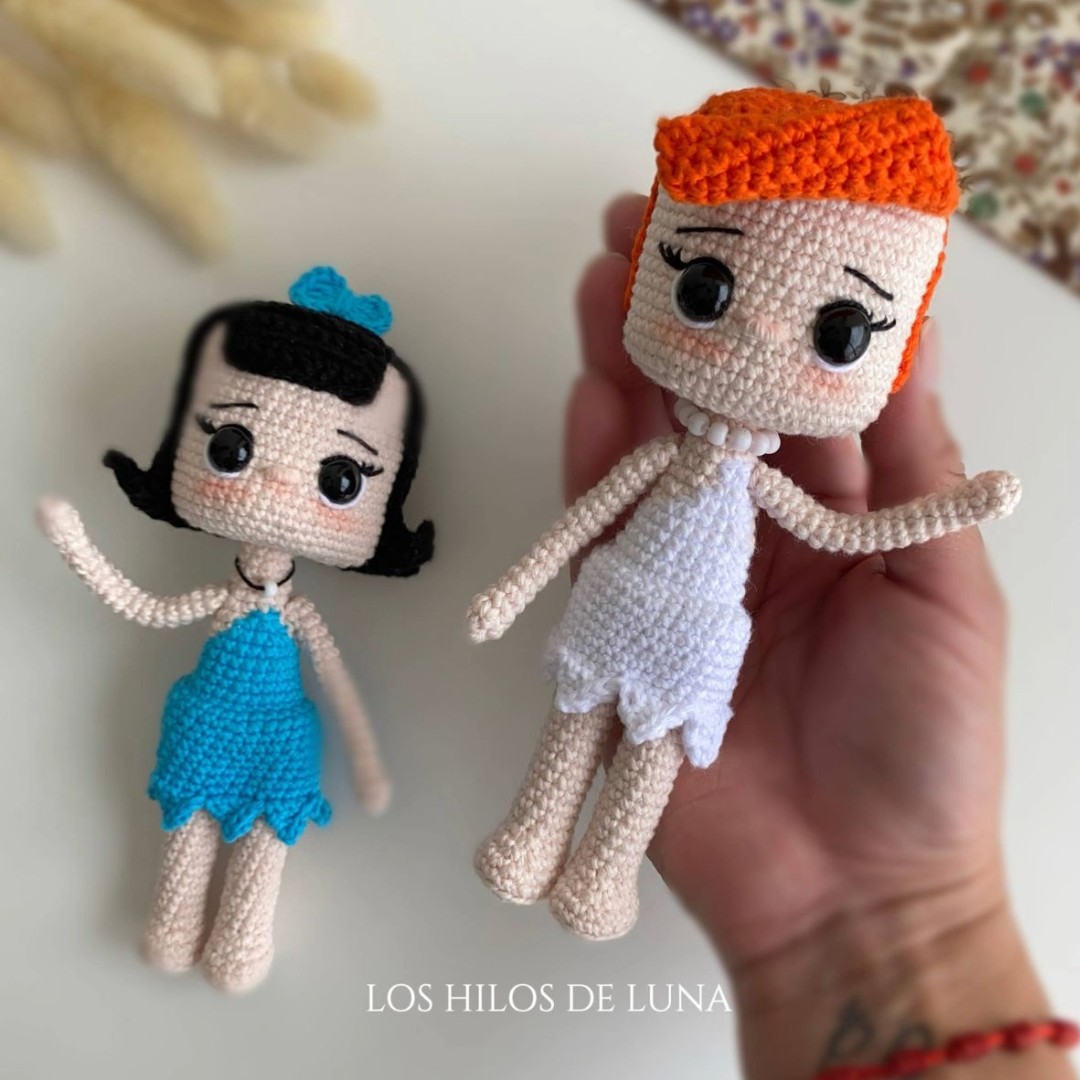 KIT DE AMIGURUMIS Los Picapiedra