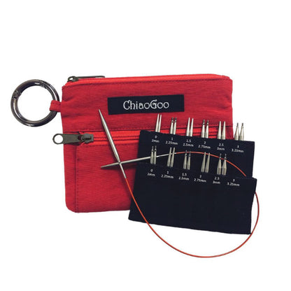 SET PALITOS CIRCULARES CORTOS  ChiaoGoo Shorties - Small (2-3.25mm)