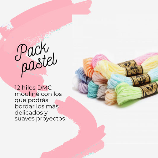 Pack hilos pastel