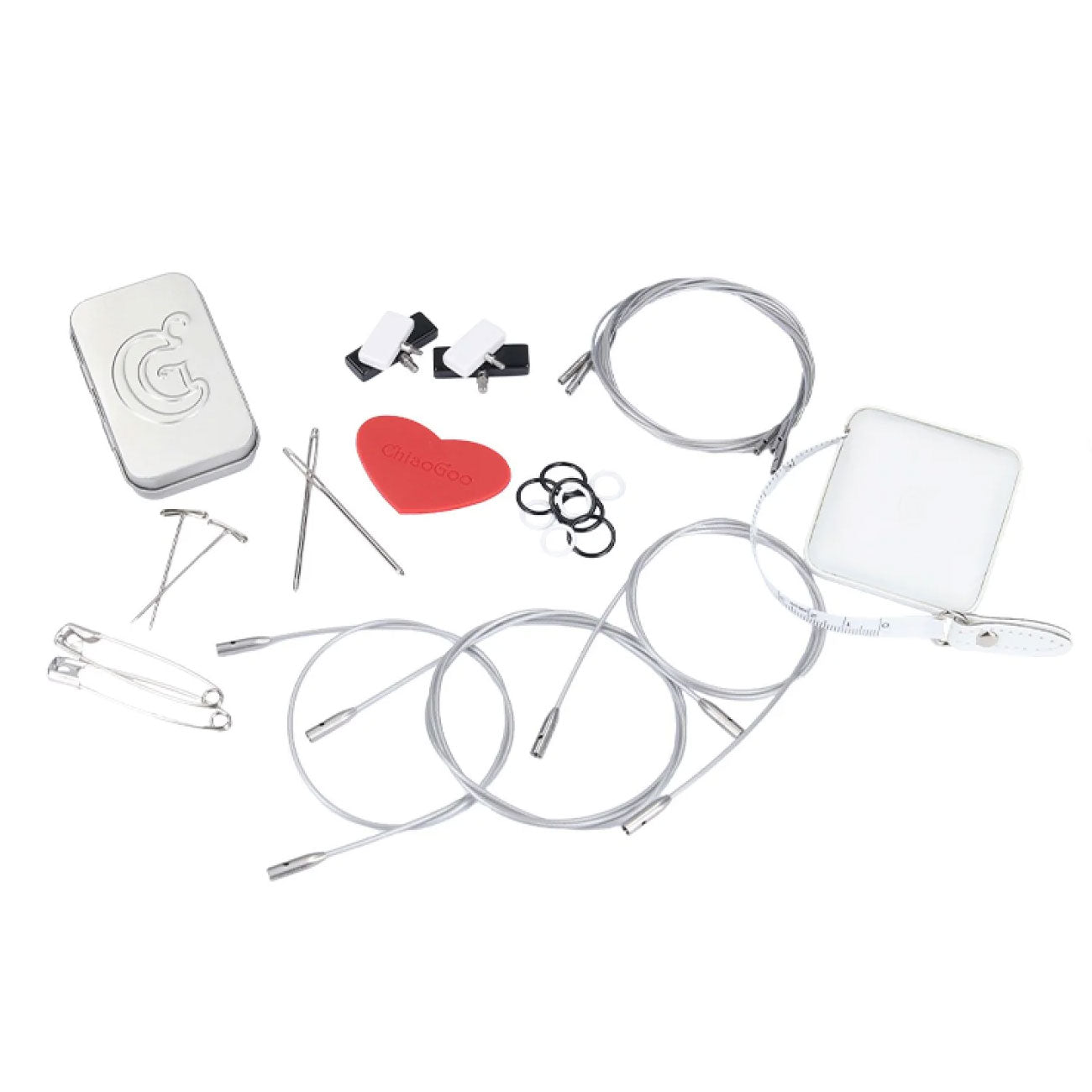 SET COMPLETO AGUJAS CIRCULARES ChiaoGoo Forte 2.0, 13cm