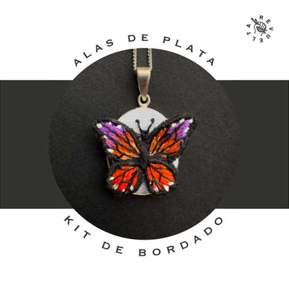 KIT DE BORDADO "Mariposa" - Bordado tradicional