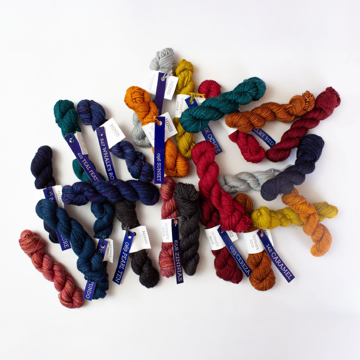 LANA MALABRIGO Ultimate Sock Mini - Lana merino para bordar (20 g)