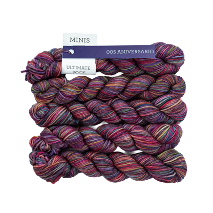 LANA MALABRIGO Ultimate Sock Mini - Lana merino para bordar (20 g)