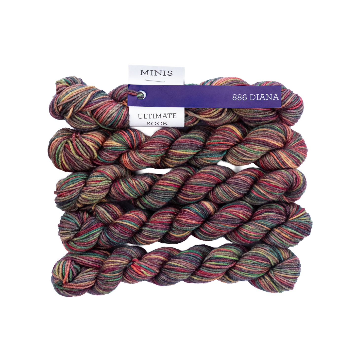 LANA MALABRIGO Ultimate Sock Mini - Lana merino para bordar (20 g)