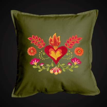 KIT DE BORDADO "Sunquchallay" - Bordado ayacuchano