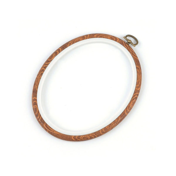 FLEXI HOOPS EFECTO MADERA - Ovalados