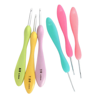 SET DE CROCHETS #5 - Mango ergonómico (x8)