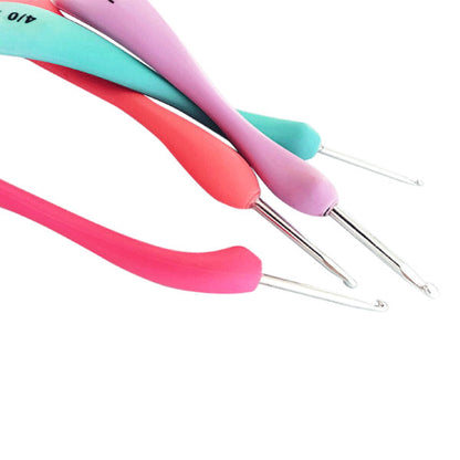 SET DE CROCHETS #5 - Mango ergonómico (x8)