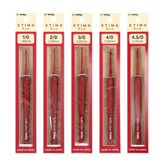 CROCHET Tulip Etimo Red